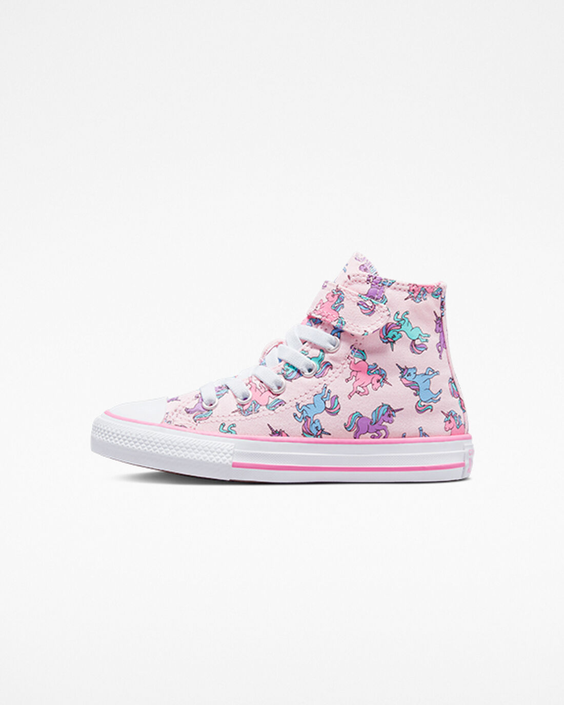 Boys' Converse Chuck Taylor All Star Easy-On Unicorns High Top Sneakers Pink/Blue | Australia-93820