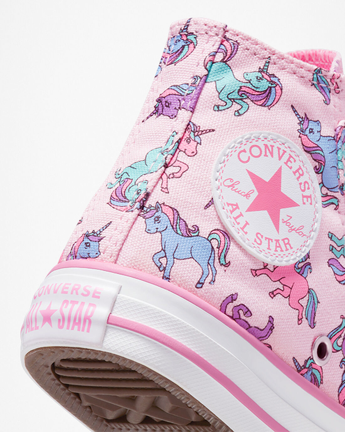 Boys' Converse Chuck Taylor All Star Easy-On Unicorns High Top Sneakers Pink/Blue | Australia-93820