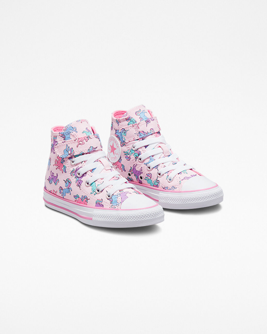 Boys' Converse Chuck Taylor All Star Easy-On Unicorns High Top Sneakers Pink/Blue | Australia-93820