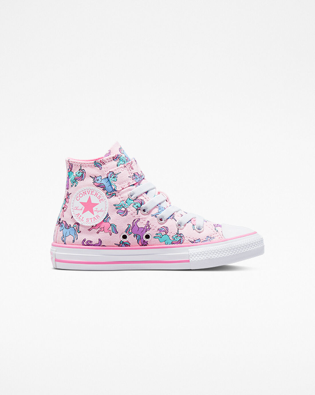 Boys\' Converse Chuck Taylor All Star Easy-On Unicorns High Top Sneakers Pink/Blue | Australia-93820