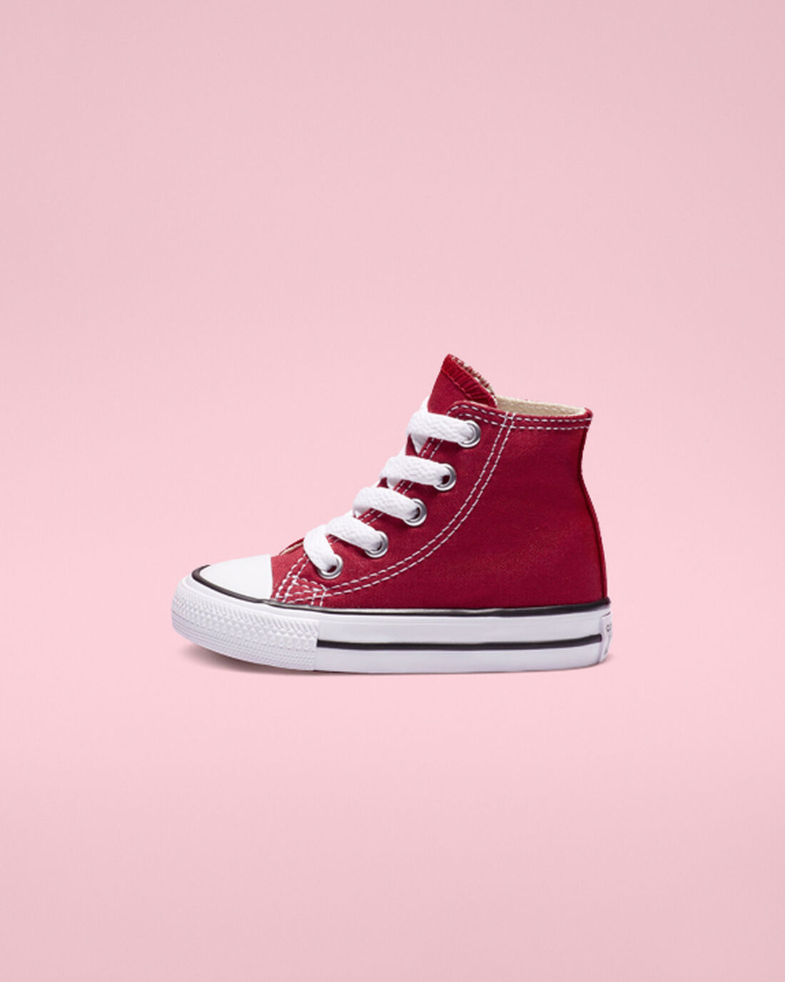 Boys' Converse Chuck Taylor All Star High Top Sneakers Red | Australia-10647