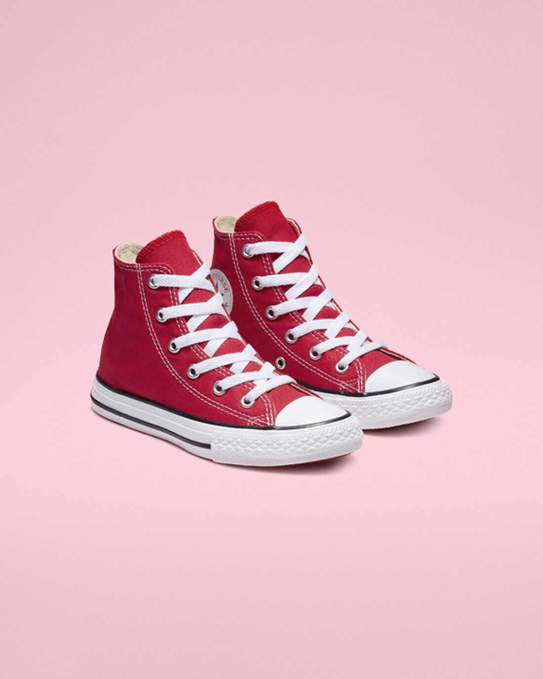 Boys' Converse Chuck Taylor All Star High Top Sneakers Red | Australia-16078