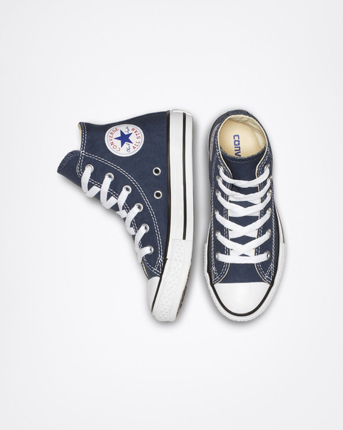 Boys' Converse Chuck Taylor All Star High Top Shoes Navy | Australia-64328