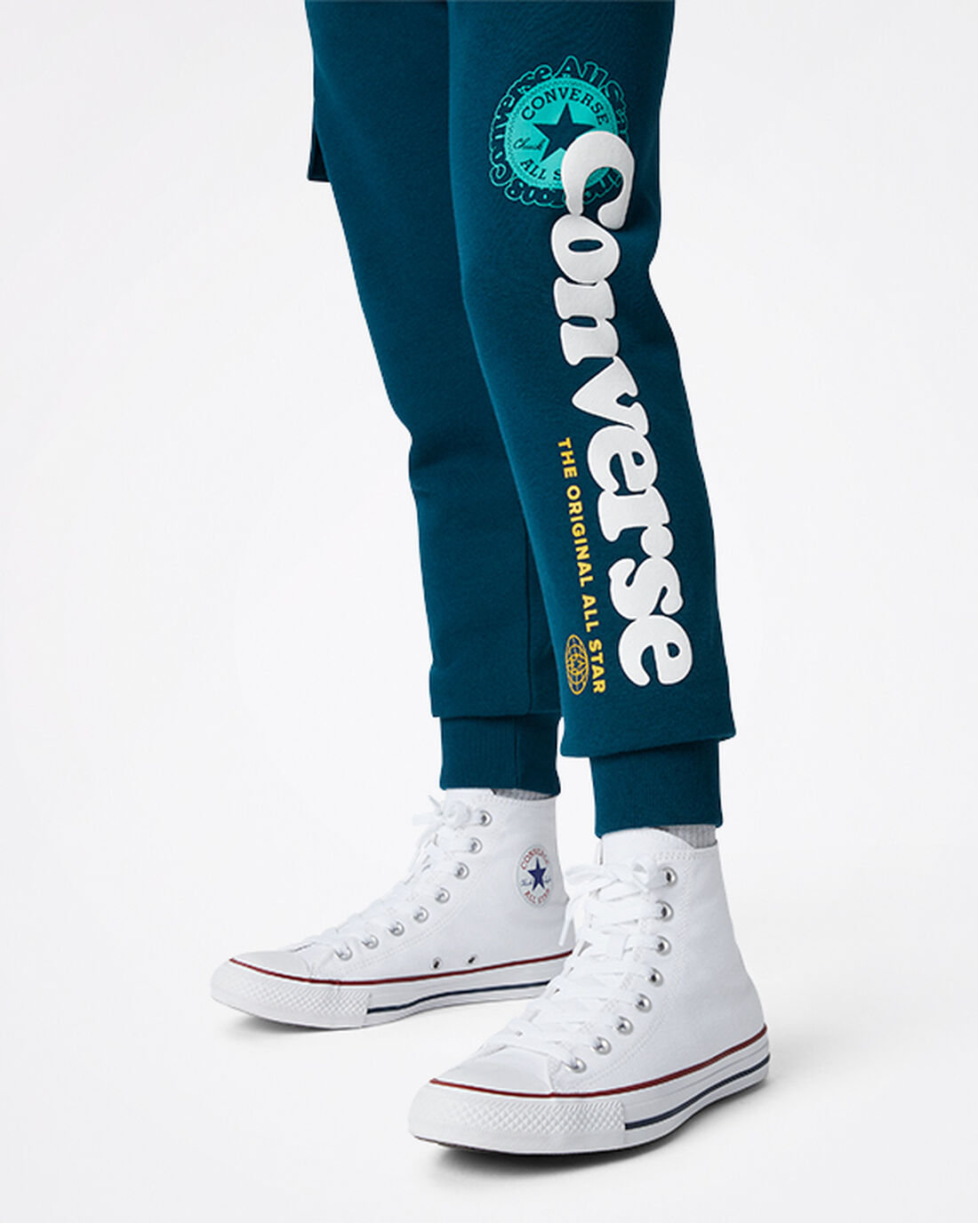 Boys' Converse Into The Wild Fleece Cargo Pants Blue | Australia-08361