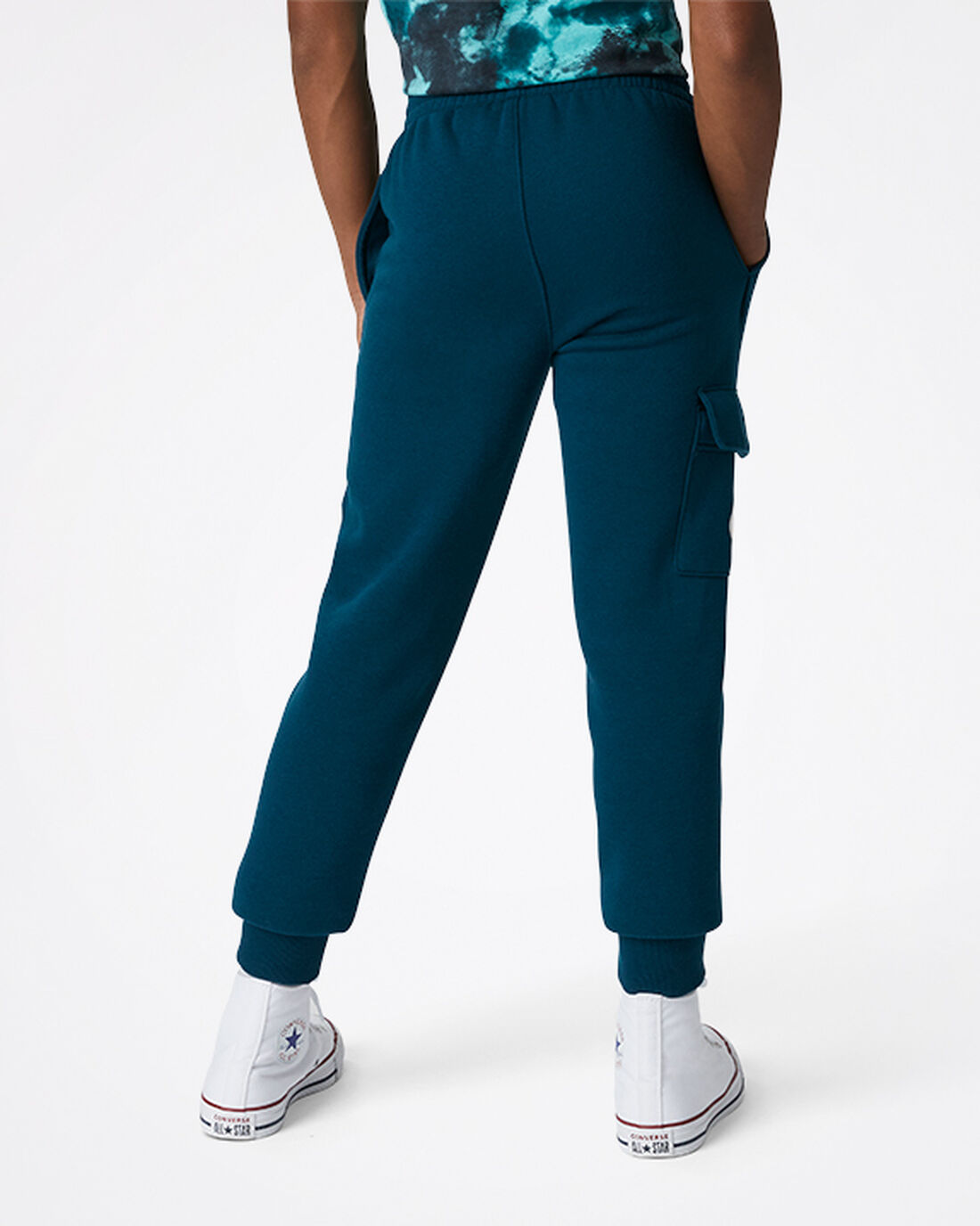 Boys' Converse Into The Wild Fleece Cargo Pants Blue | Australia-08361