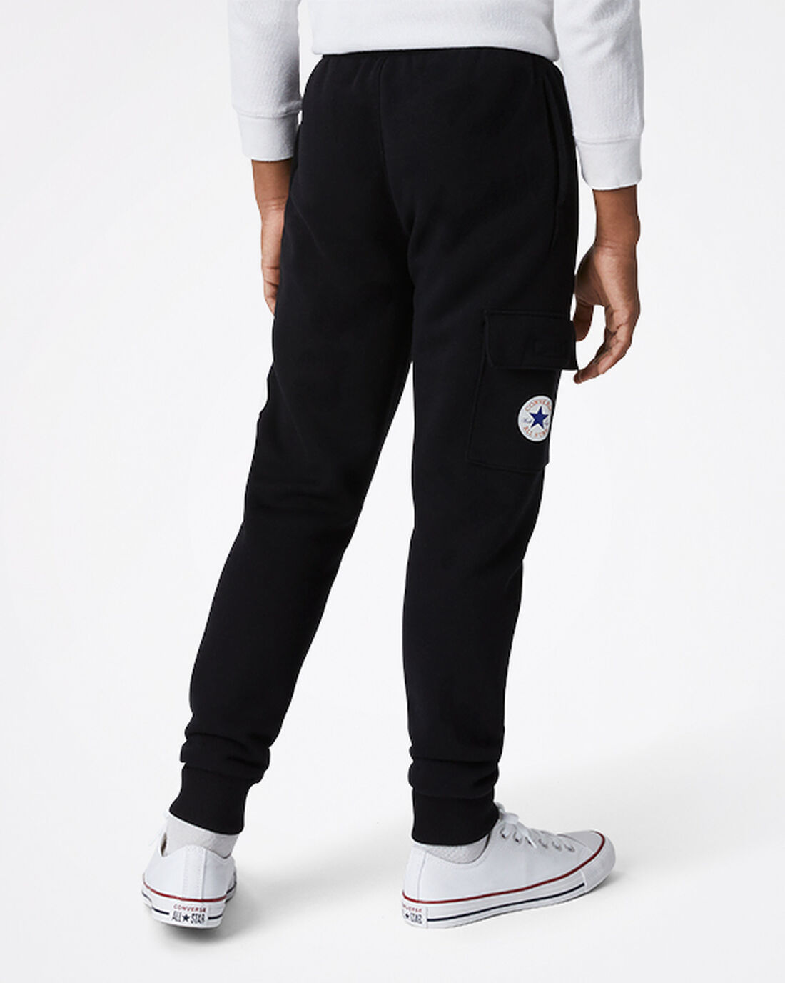 Boys' Converse Into The Wild Fleece Cargo Pants Black | Australia-68932