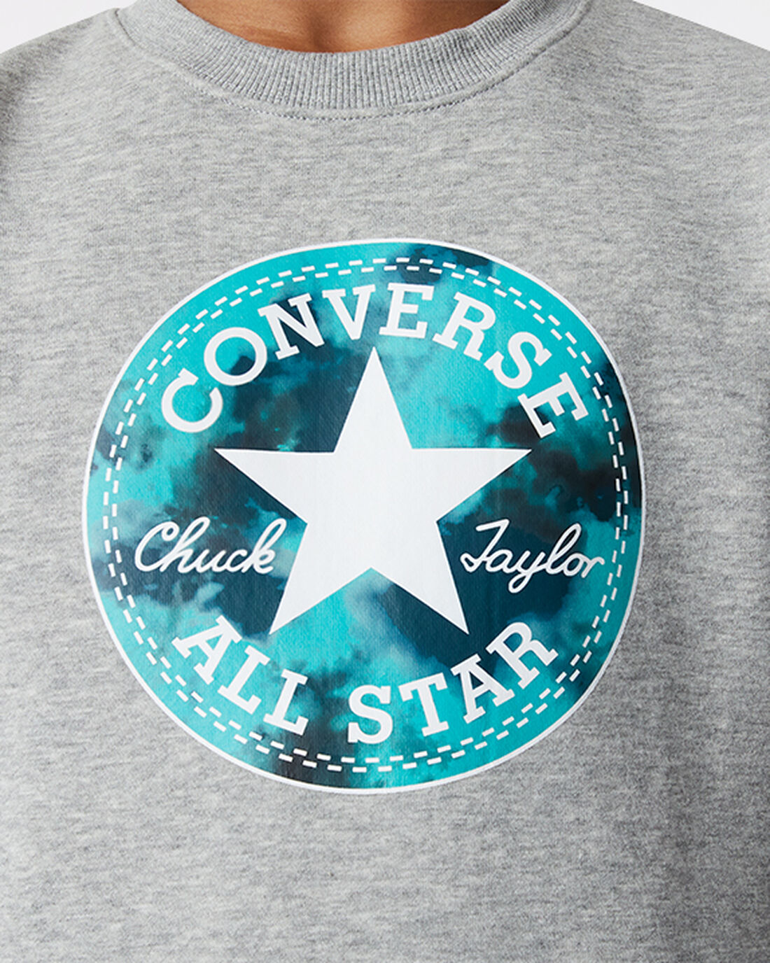 Boys' Converse Into The Wild Fleece Crew Sweatshirts Dark Grey | Australia-81650