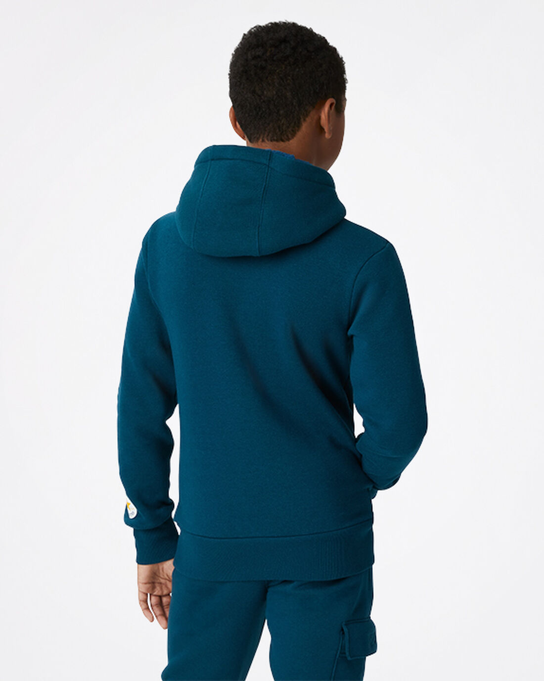 Boys' Converse Into The Wild Fleece Pullover Hoodies Blue | Australia-49015