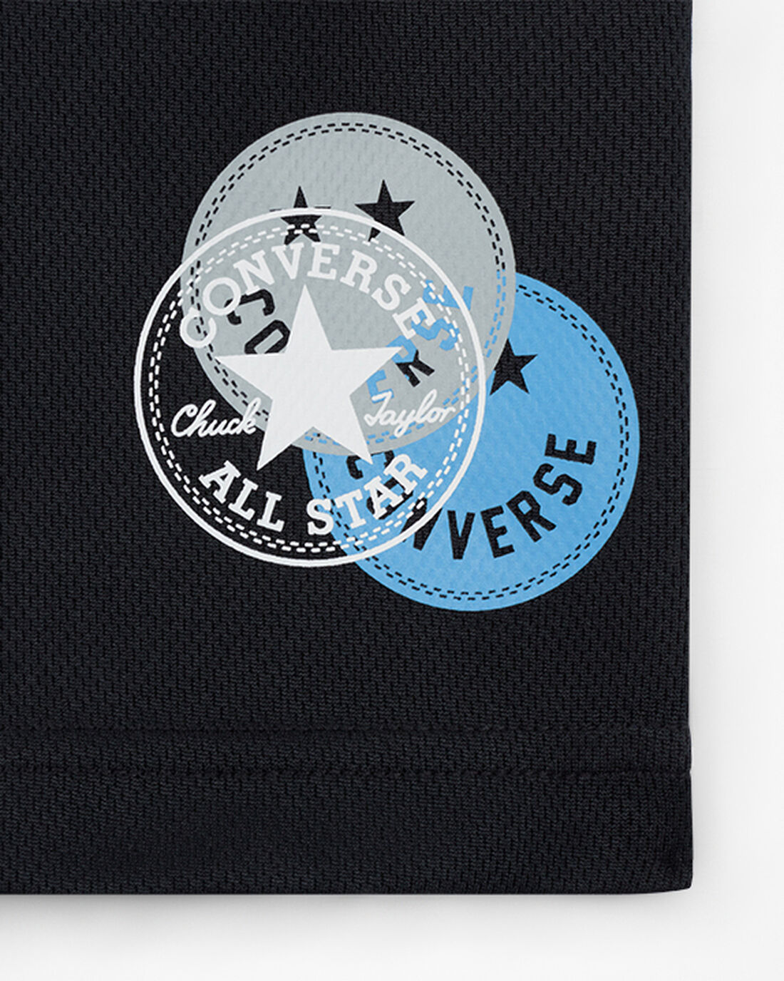 Boys' Converse Logo Smiley Mesh Shorts Black | Australia-25106