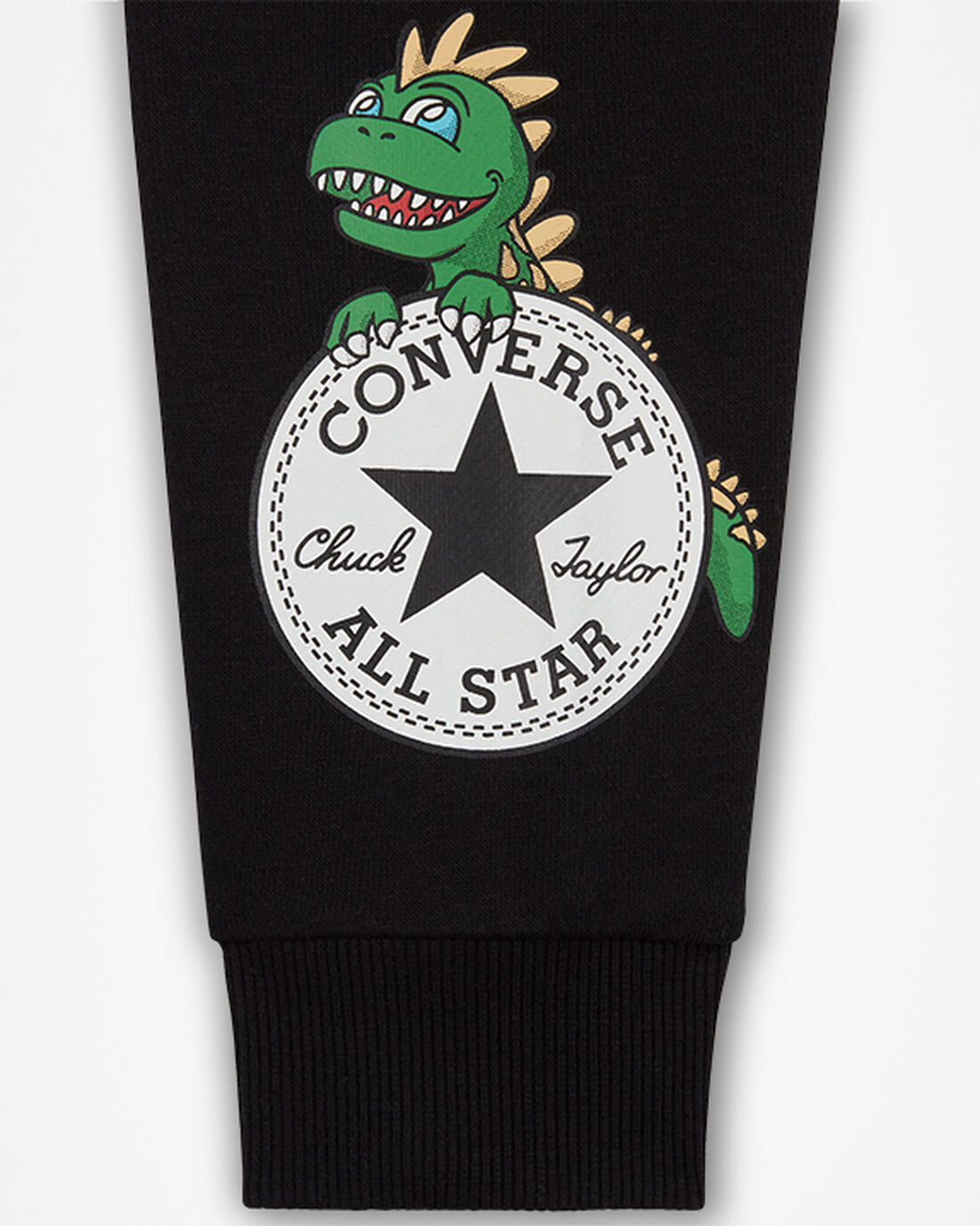 Boys' Converse Long Sleeve Dino & Jogger Sets Black | Australia-19820