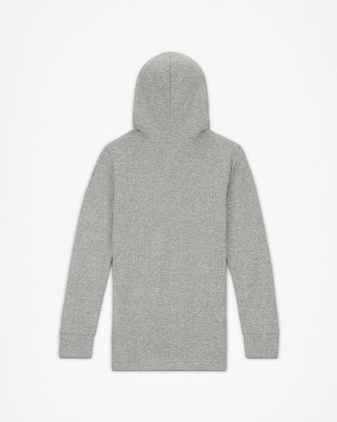 Boys' Converse Long Sleeve Waffle Hoodies Grey | Australia-30752