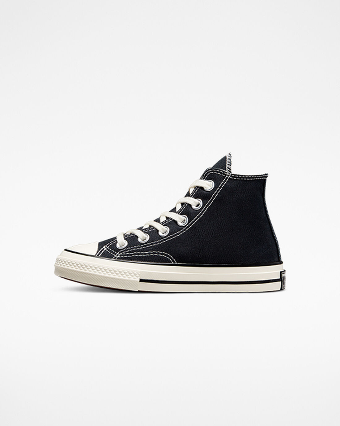 Girls' Converse Chuck 70 Vintage Canvas High Top Sneakers Black | Australia-01456