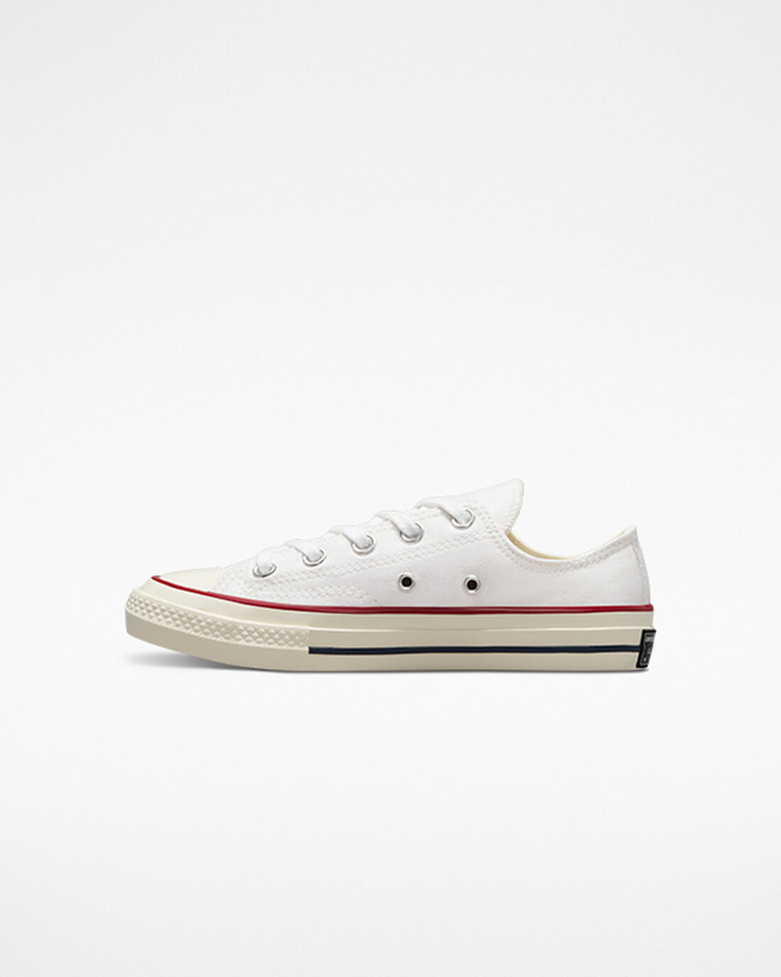 Girls' Converse Chuck 70 Vintage Canvas Sneakers White/Dark Red | Australia-24976