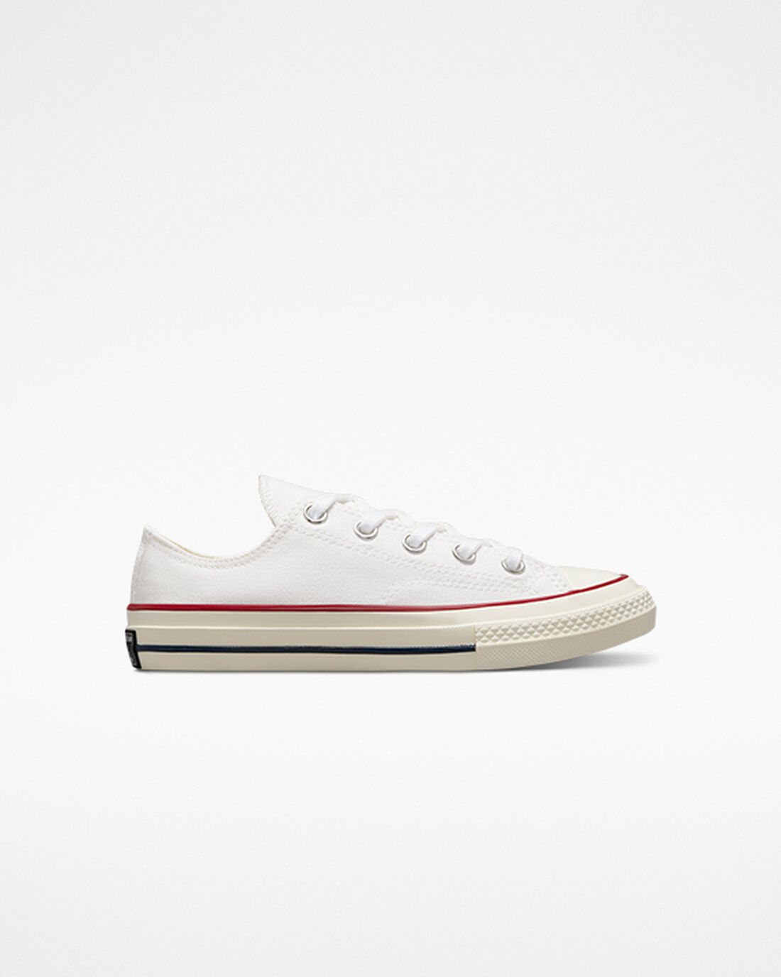 Girls\' Converse Chuck 70 Vintage Canvas Sneakers White/Dark Red | Australia-24976