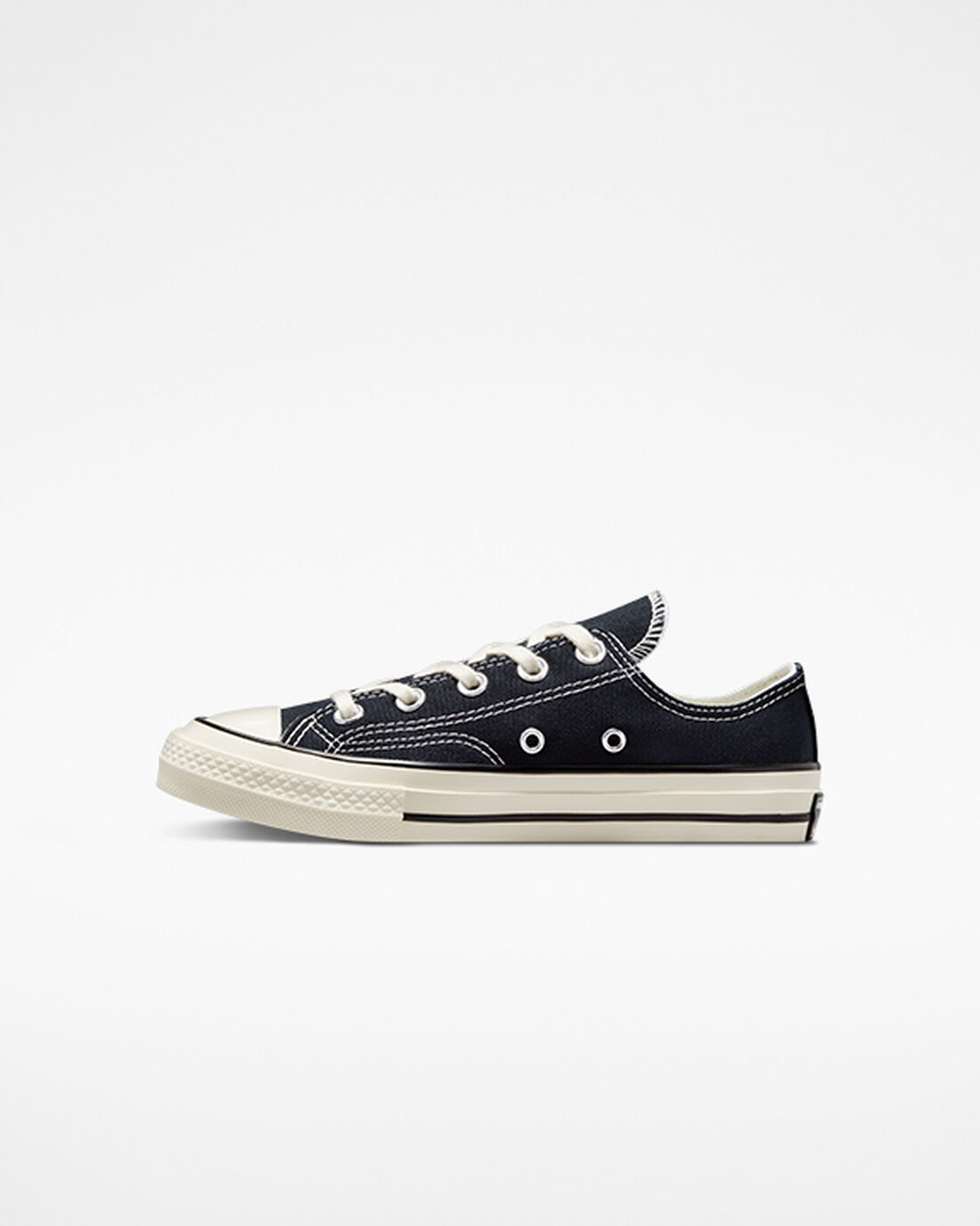 Girls' Converse Chuck 70 Vintage Canvas Sneakers Black | Australia-79306