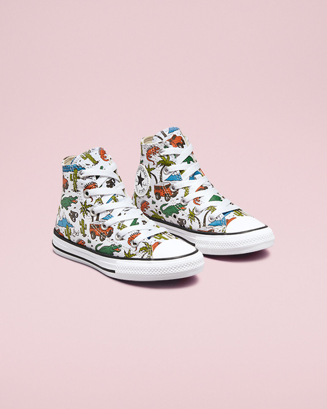 Girls' Converse Chuck Taylor All Star Desert Explorer High Top Shoes White/Green | Australia-25806