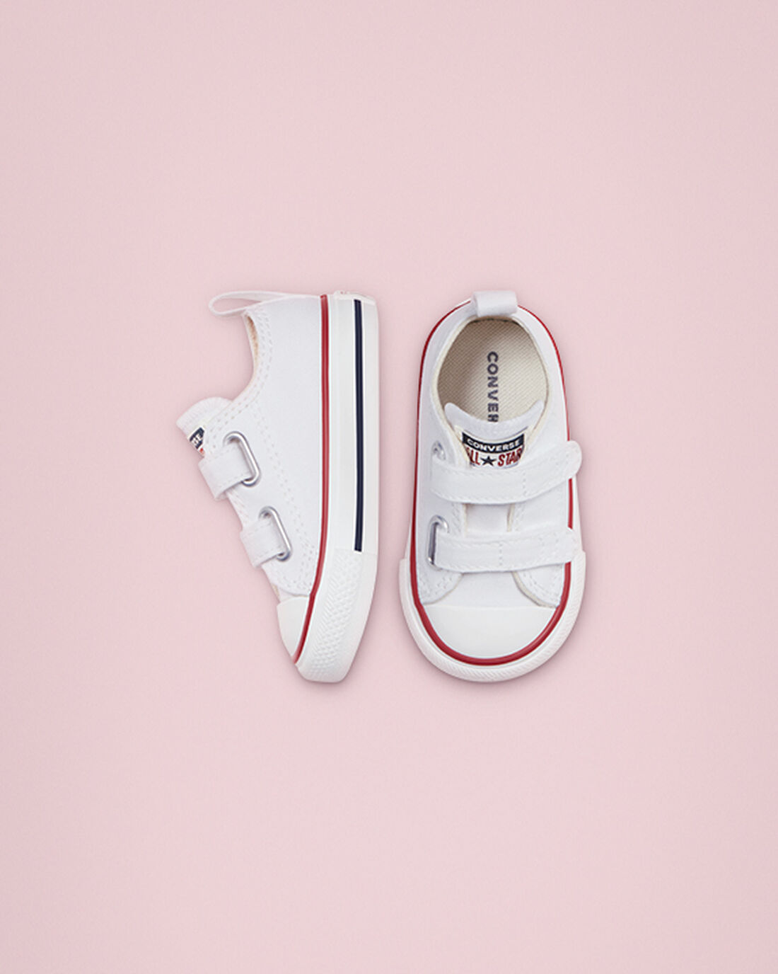 Girls' Converse Chuck Taylor All Star Easy-On Sneakers White/Dark Red/Navy | Australia-03179