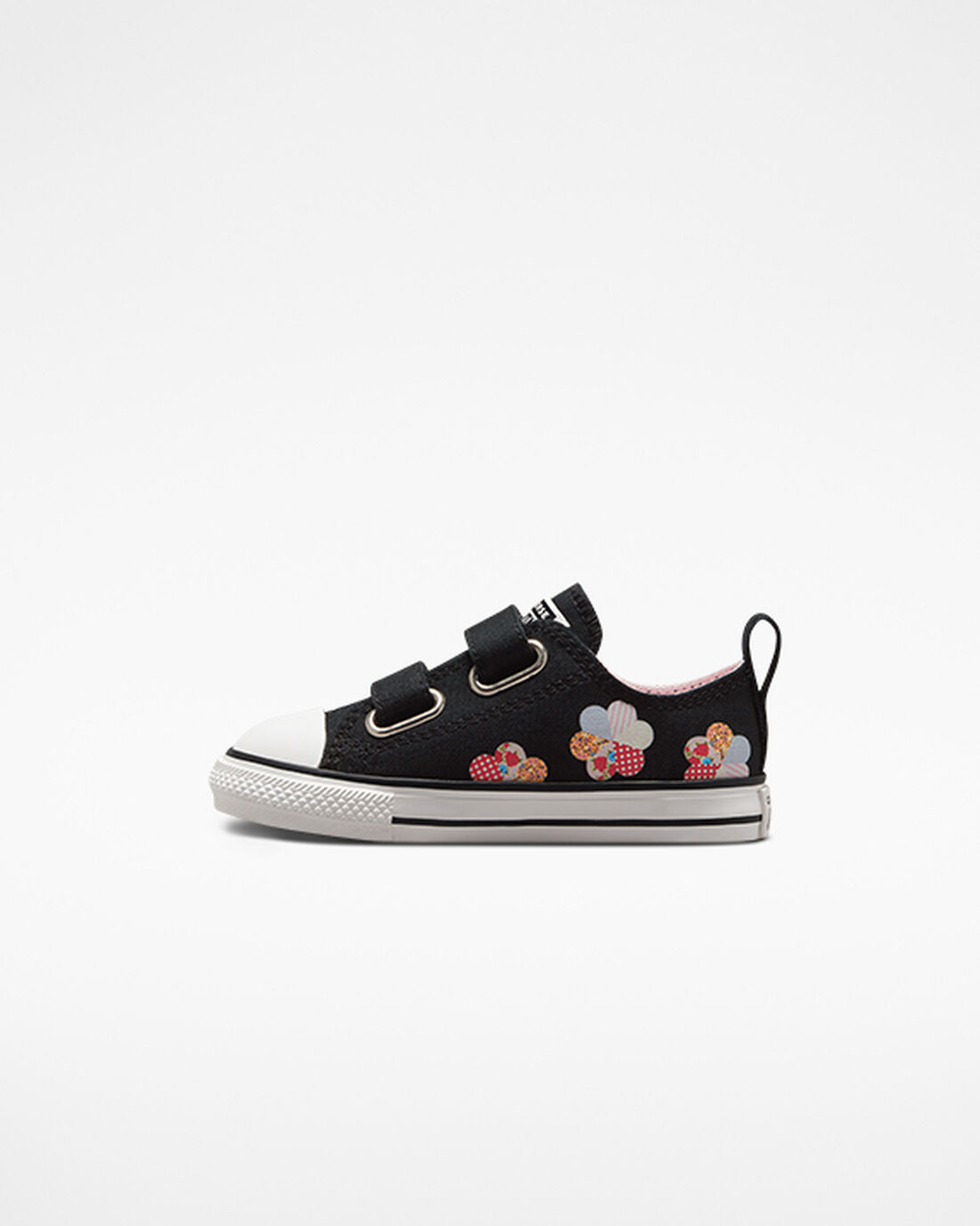 Girls' Converse Chuck Taylor All Star Easy-On Crafted Patchwork Sneakers Black/Orange Pink | Australia-21476