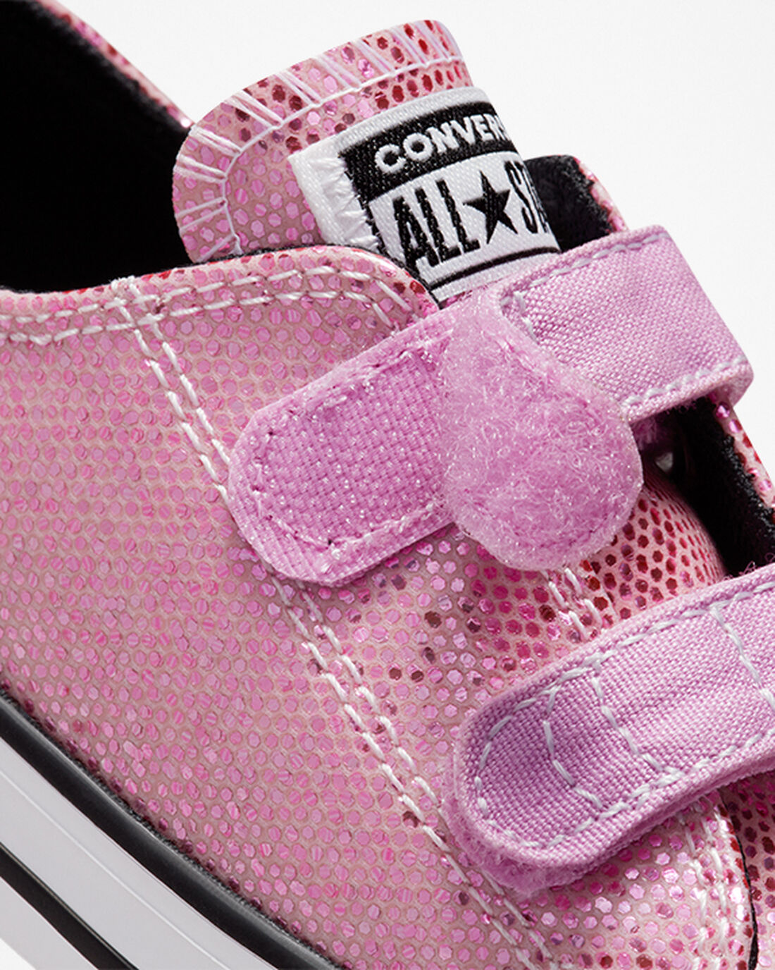 Girls' Converse Chuck Taylor All Star Easy-On Glitter Sneakers Pink/Black | Australia-23068