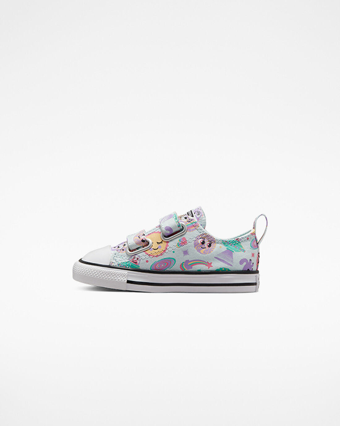 Girls' Converse Chuck Taylor All Star Easy-On Space Party Sneakers Light Turquoise/Purple/White | Australia-23806