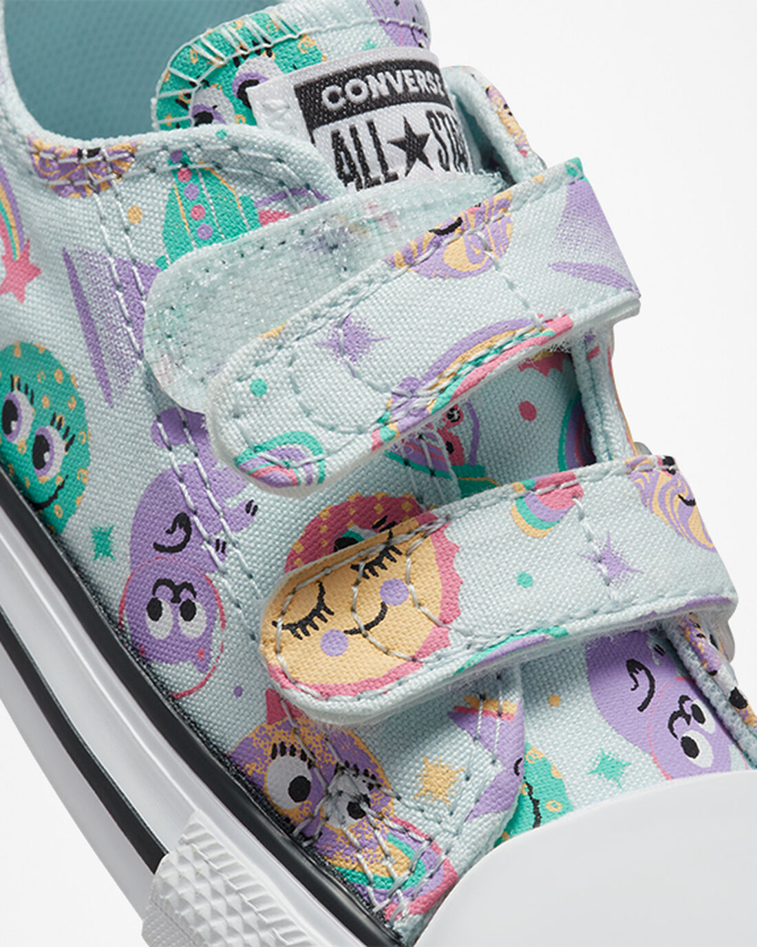 Girls' Converse Chuck Taylor All Star Easy-On Space Party Sneakers Light Turquoise/Purple/White | Australia-23806