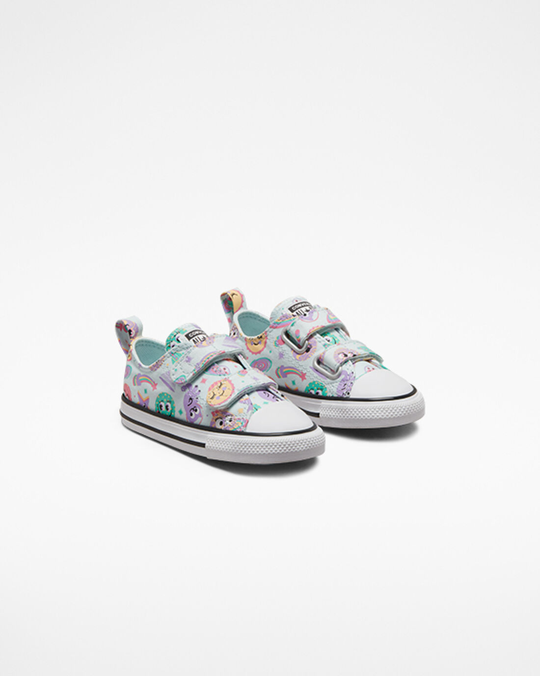 Girls' Converse Chuck Taylor All Star Easy-On Space Party Sneakers Light Turquoise/Purple/White | Australia-23806