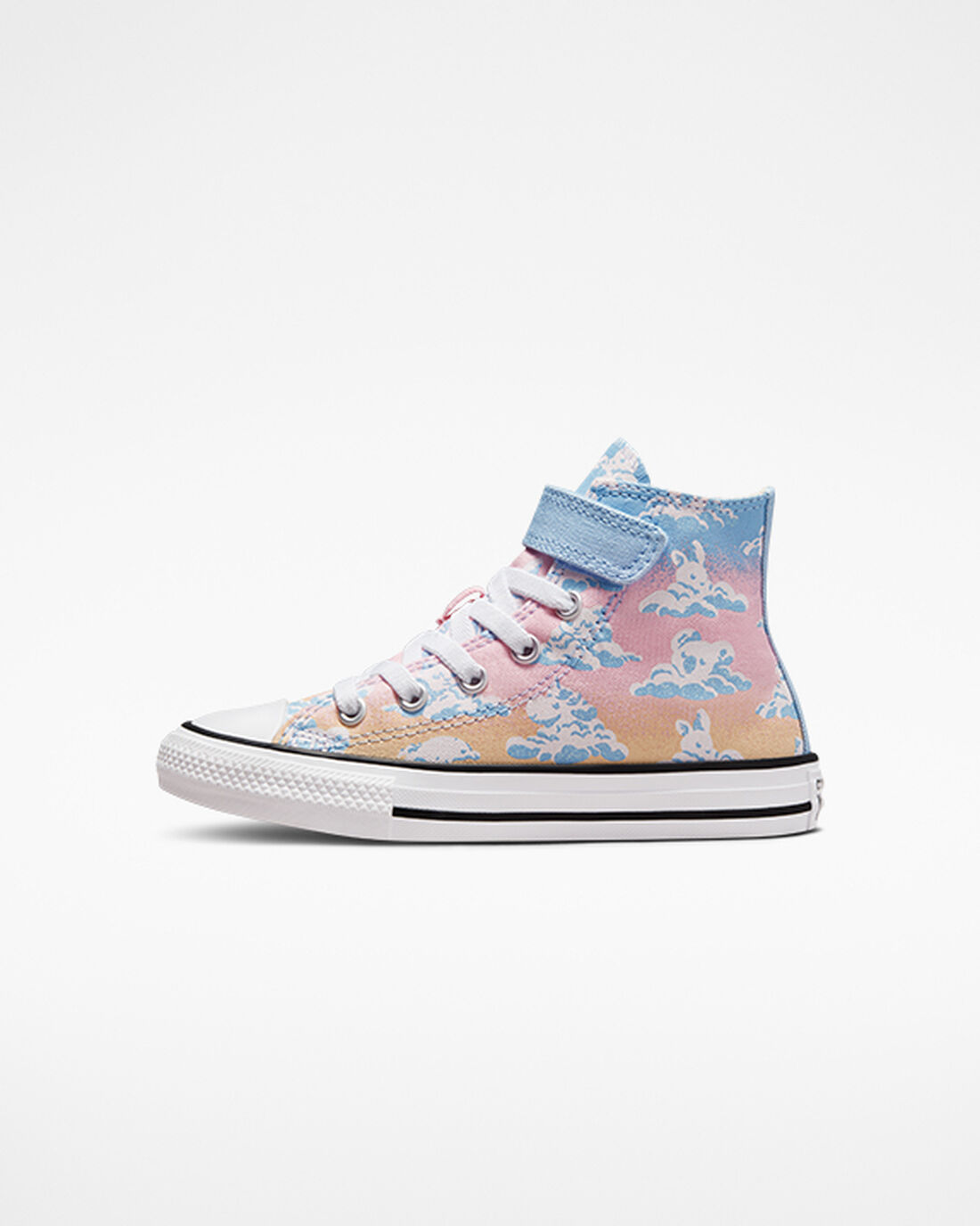 Girls' Converse Chuck Taylor All Star Easy-On Cloud Gazer High Top Sneakers Blue/Orange Pink | Australia-24971