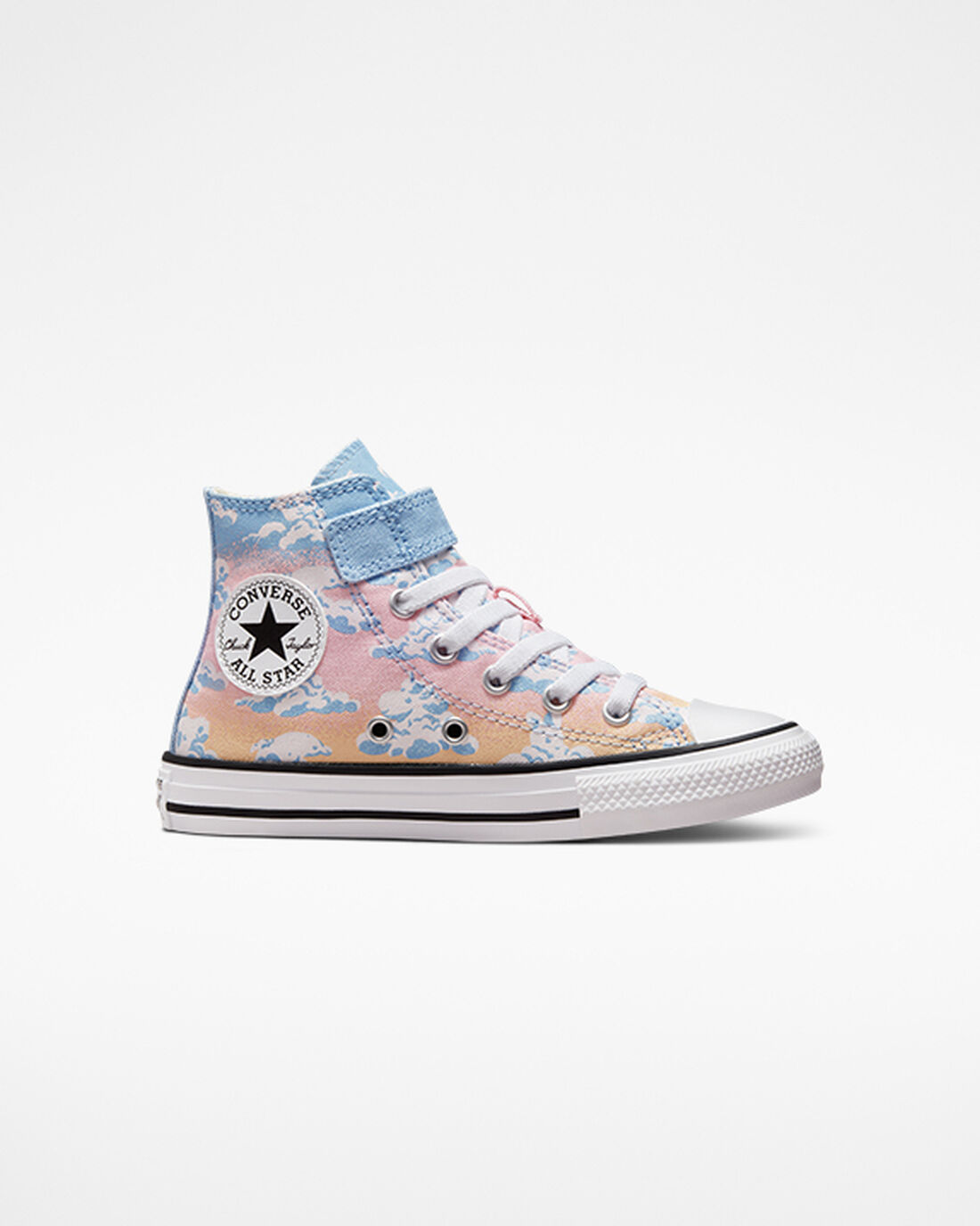 Girls\' Converse Chuck Taylor All Star Easy-On Cloud Gazer High Top Sneakers Blue/Orange Pink | Australia-24971