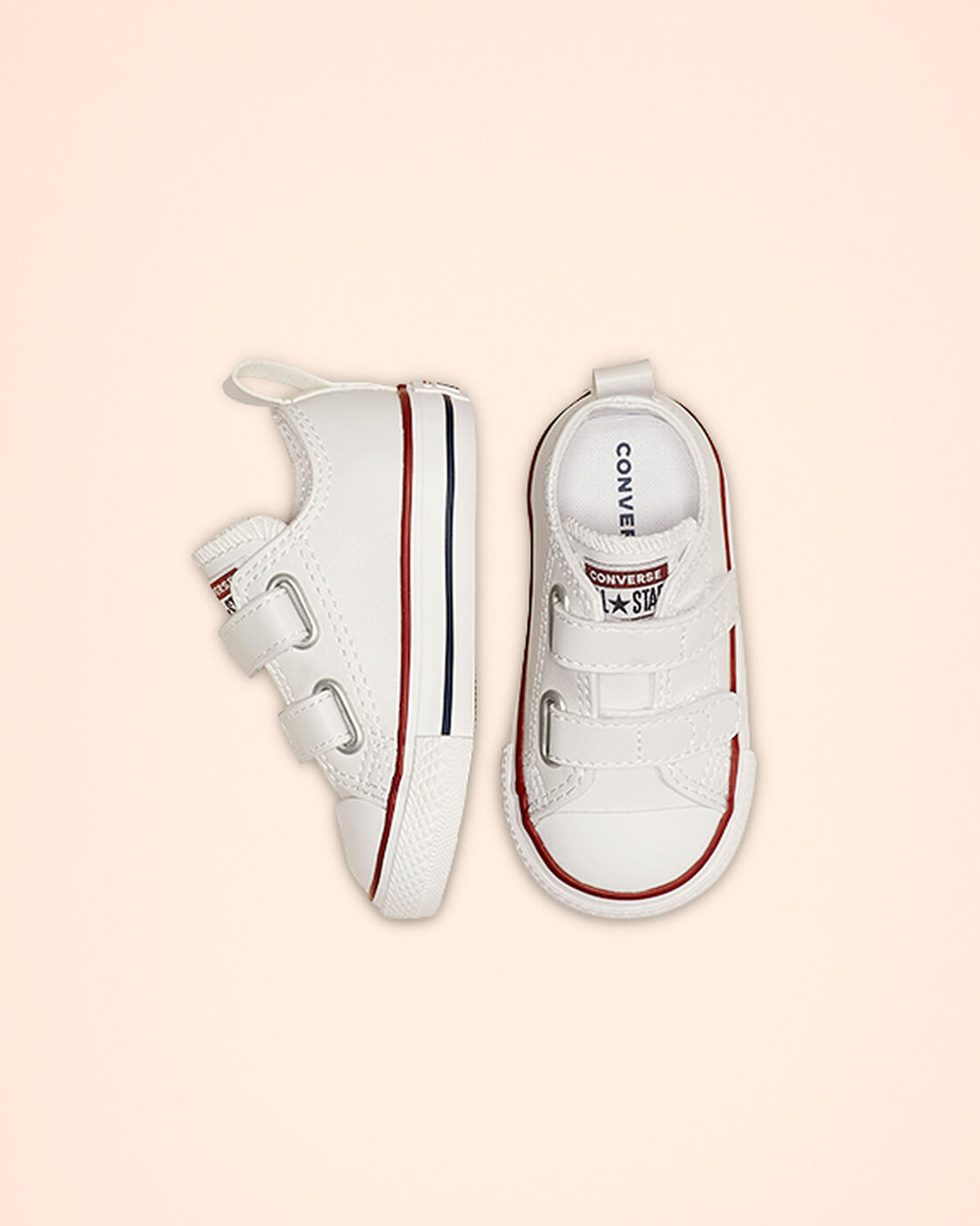 Girls' Converse Chuck Taylor All Star Easy-On Leather Sneakers White | Australia-26194