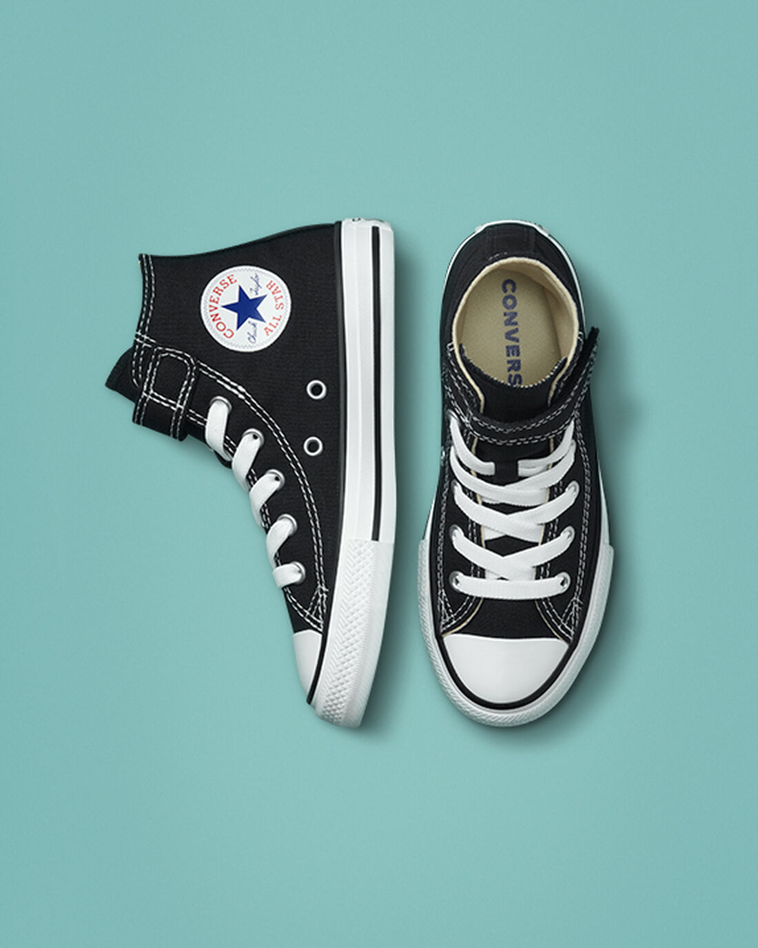 Girls' Converse Chuck Taylor All Star Easy-On High Top Sneakers Black/Beige/White | Australia-27681