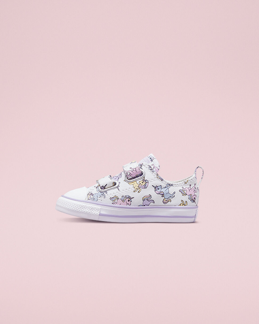 Girls' Converse Chuck Taylor All Star Easy-On Unicorns Sneakers White/Grey Purple | Australia-97106