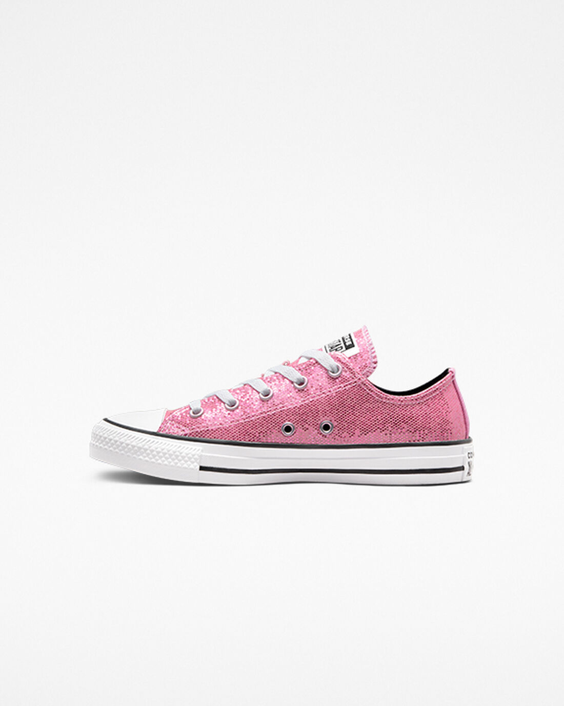 Girls' Converse Chuck Taylor All Star Glitter Sneakers Pink/Black | Australia-05431