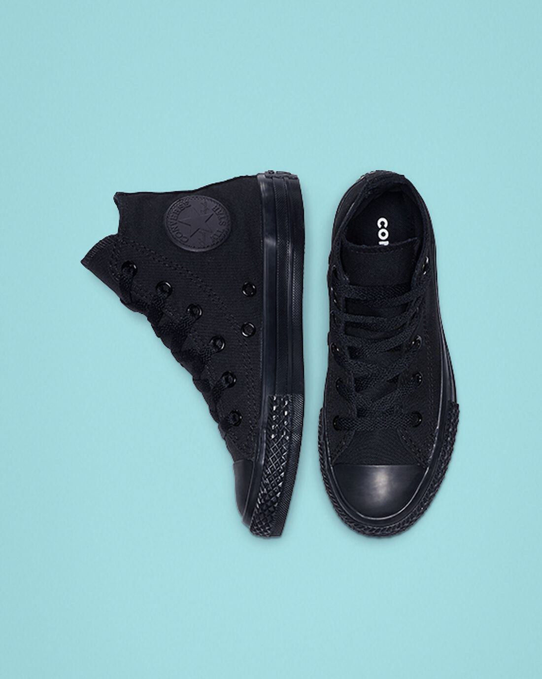 Girls' Converse Chuck Taylor All Star High Top Sneakers Black | Australia-05218