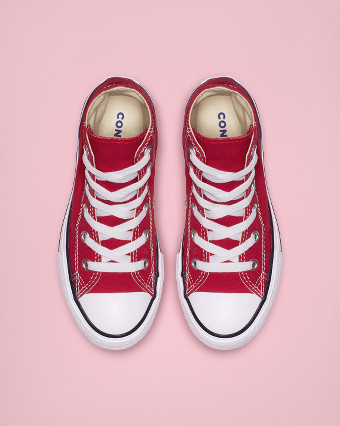 Girls' Converse Chuck Taylor All Star High Top Sneakers Red | Australia-72609