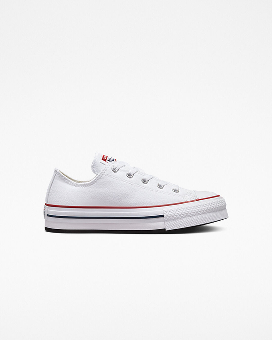 Girls\' Converse Chuck Taylor All Star Lift Sneakers White/Dark Red/Navy | Australia-13592