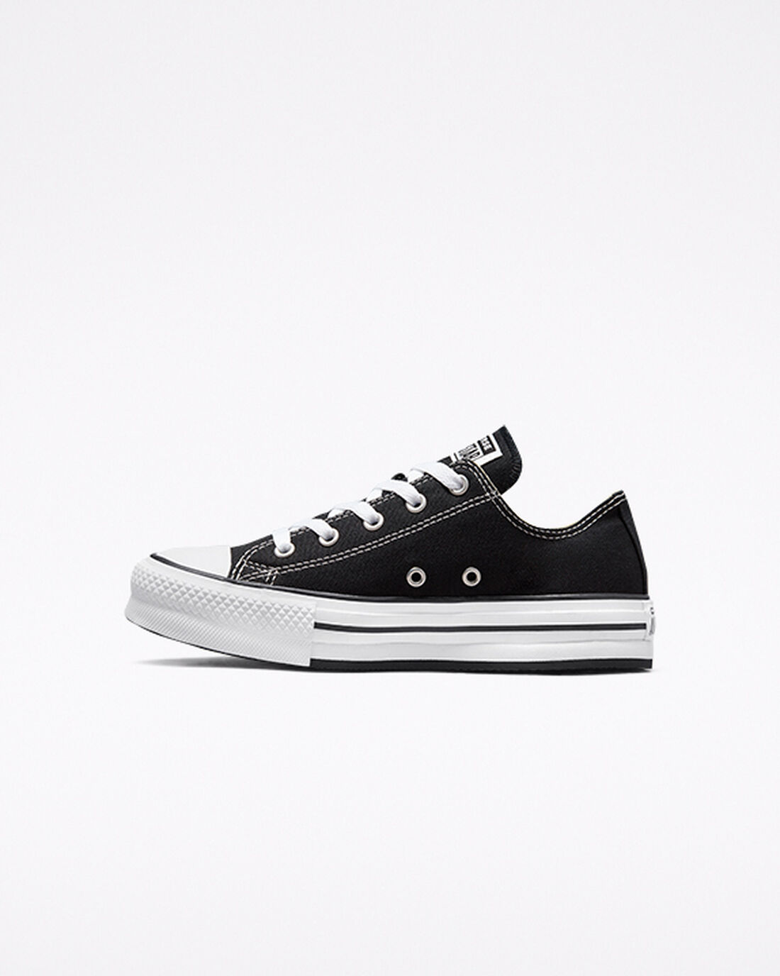 Girls' Converse Chuck Taylor All Star Lift Sneakers Black/White/Black | Australia-75963