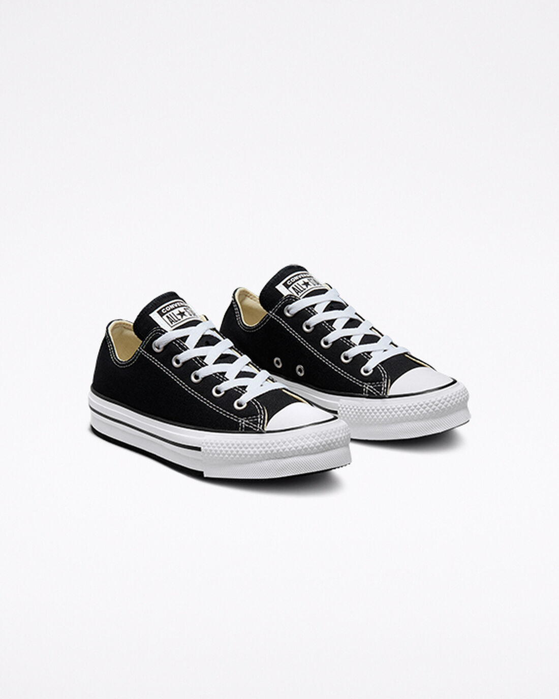 Girls' Converse Chuck Taylor All Star Lift Sneakers Black/White/Black | Australia-75963