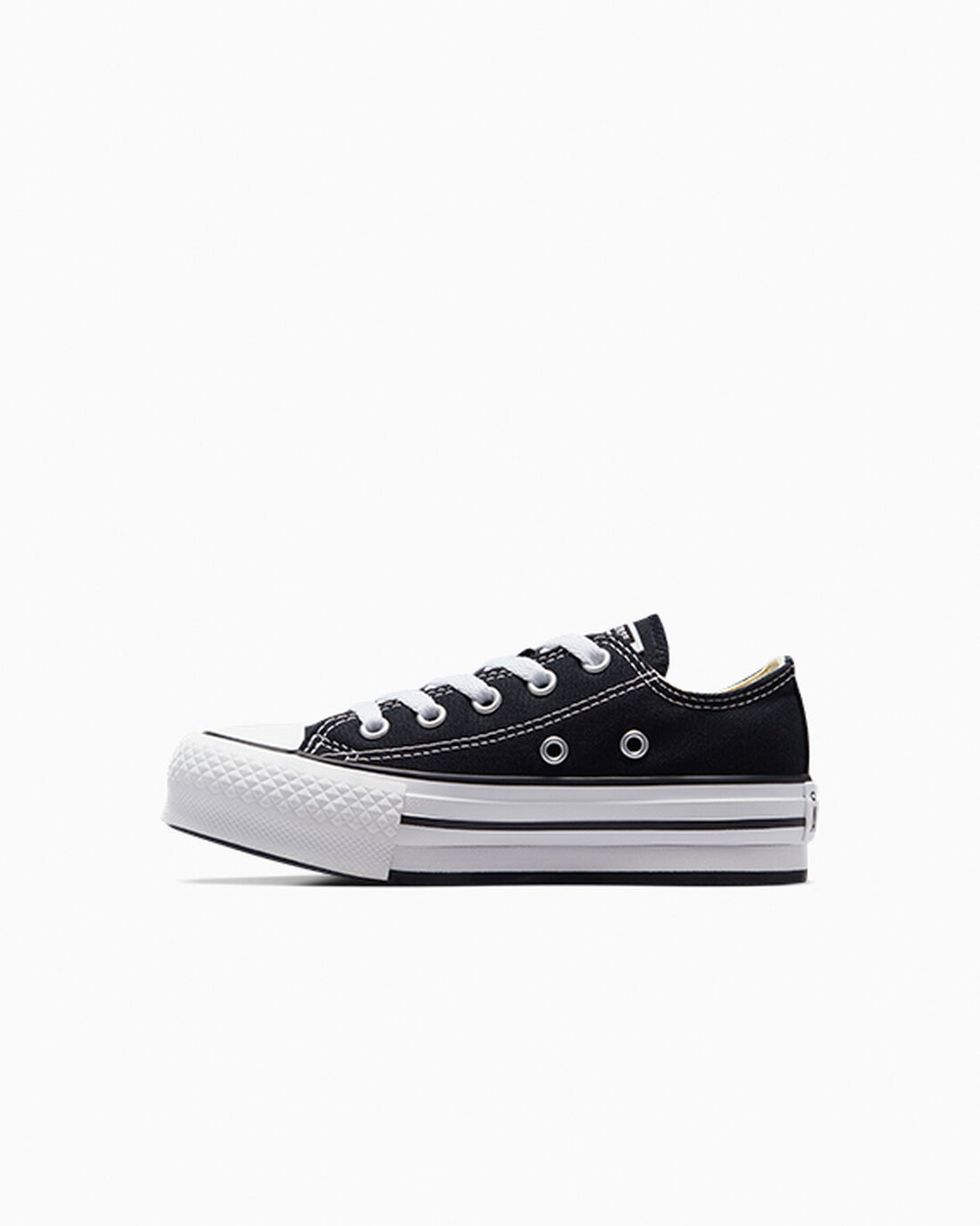 Girls' Converse Chuck Taylor All Star Lift Sneakers Black/White/Black | Australia-90872