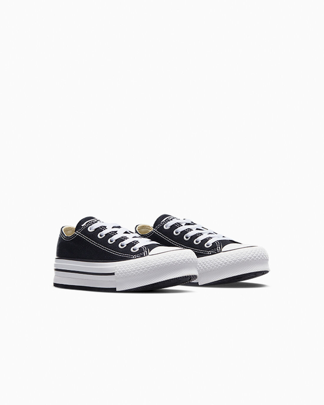 Girls' Converse Chuck Taylor All Star Lift Sneakers Black/White/Black | Australia-90872