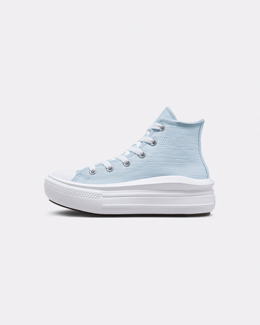 Girls' Converse Chuck Taylor All Star Move High Top Sneakers Blue | Australia-85021