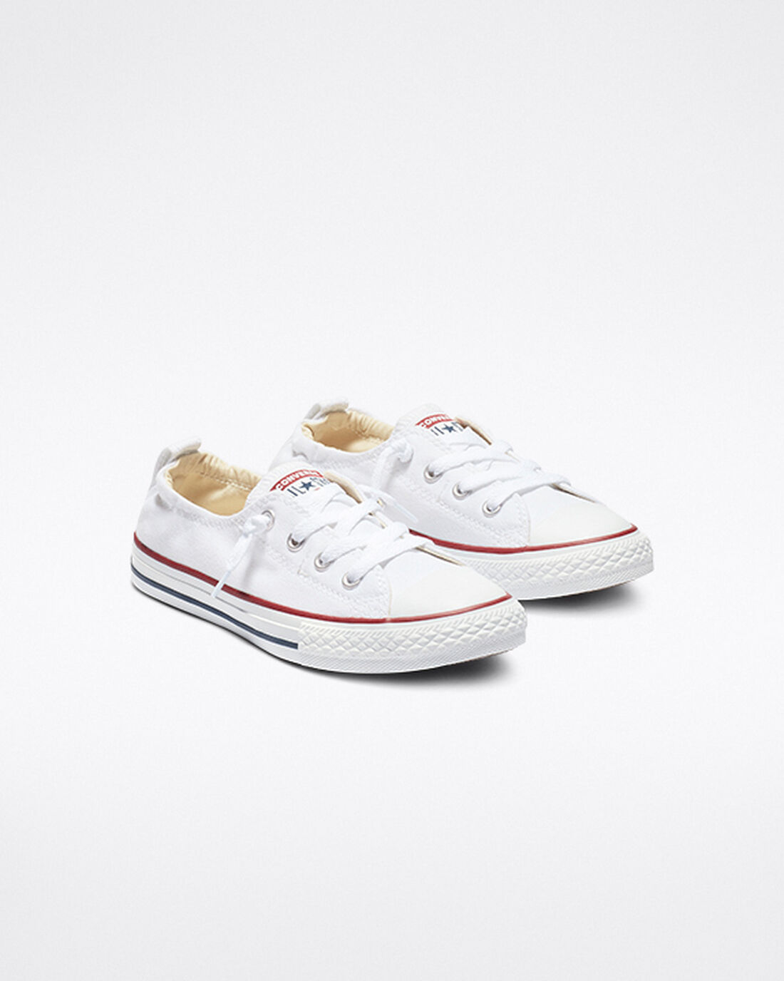 Girls' Converse Chuck Taylor All Star Shoreline Slip On White | Australia-16398