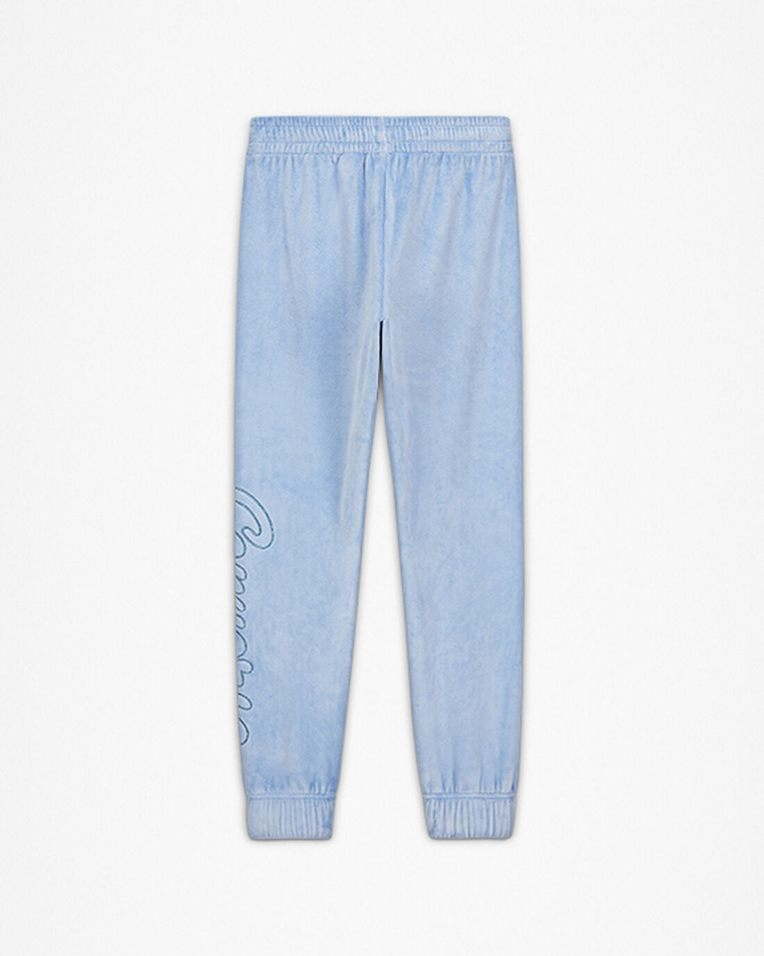 Girls' Converse Velour Jogger Pants Blue | Australia-76914