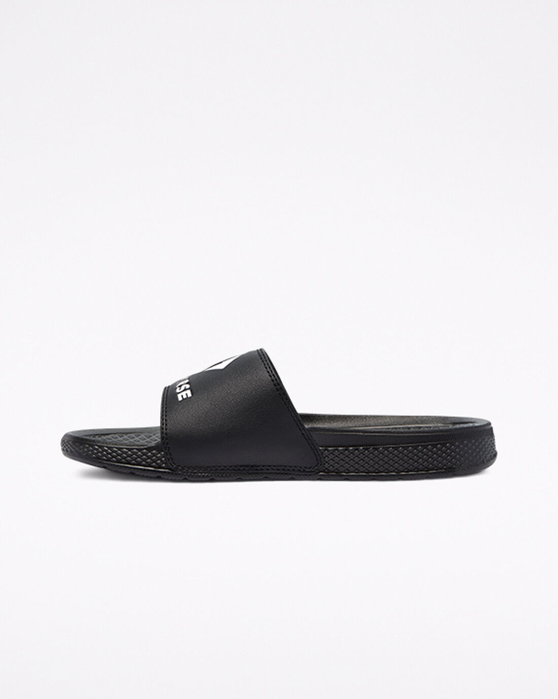 Men's Converse All Star Slide Sandals Black/White/Black | Australia-59762