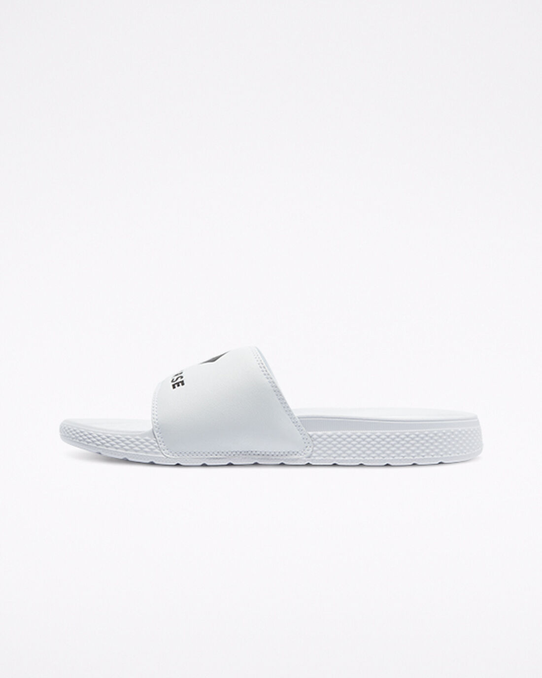 Men's Converse All Star Slide Sandals White/Black/White | Australia-40581