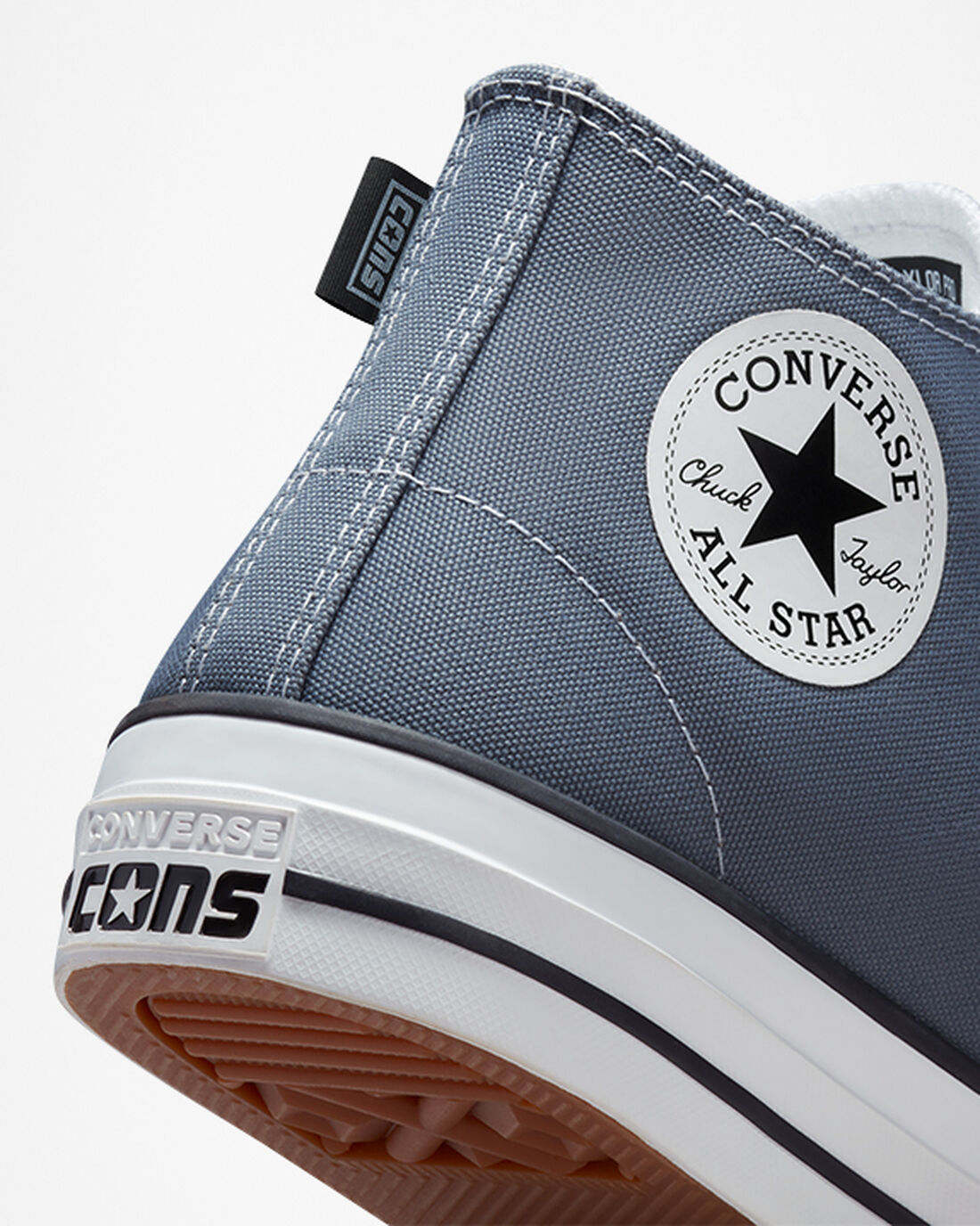 Men's Converse CONS Chuck Taylor All Star Pro Skate Shoes Grey/White/Black | Australia-19087