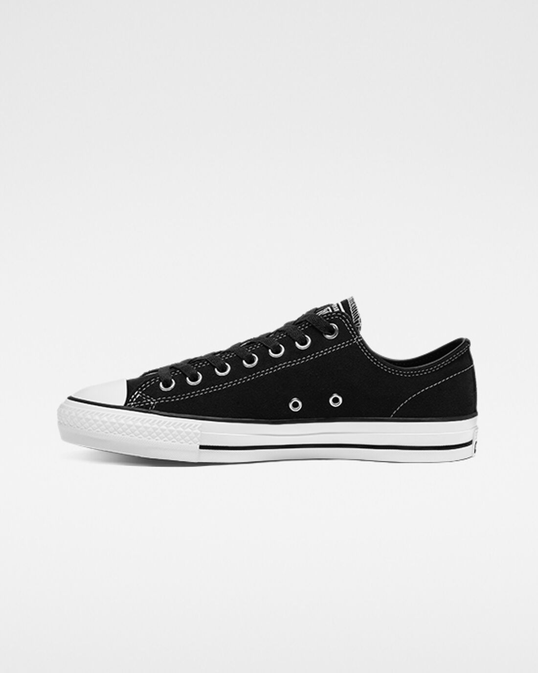 Men's Converse CONS Chuck Taylor All Star Pro Suede Skate Shoes Black/White | Australia-29360