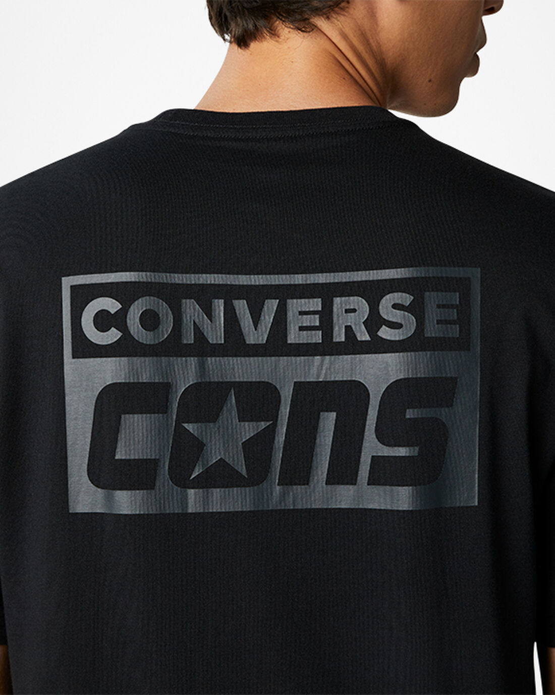 Men's Converse CONS Graphic T-Shirts Black | Australia-70652