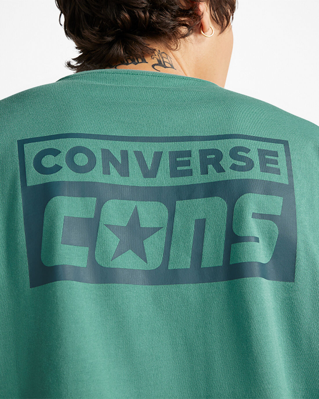 Men's Converse CONS Graphic T-Shirts Green | Australia-68701