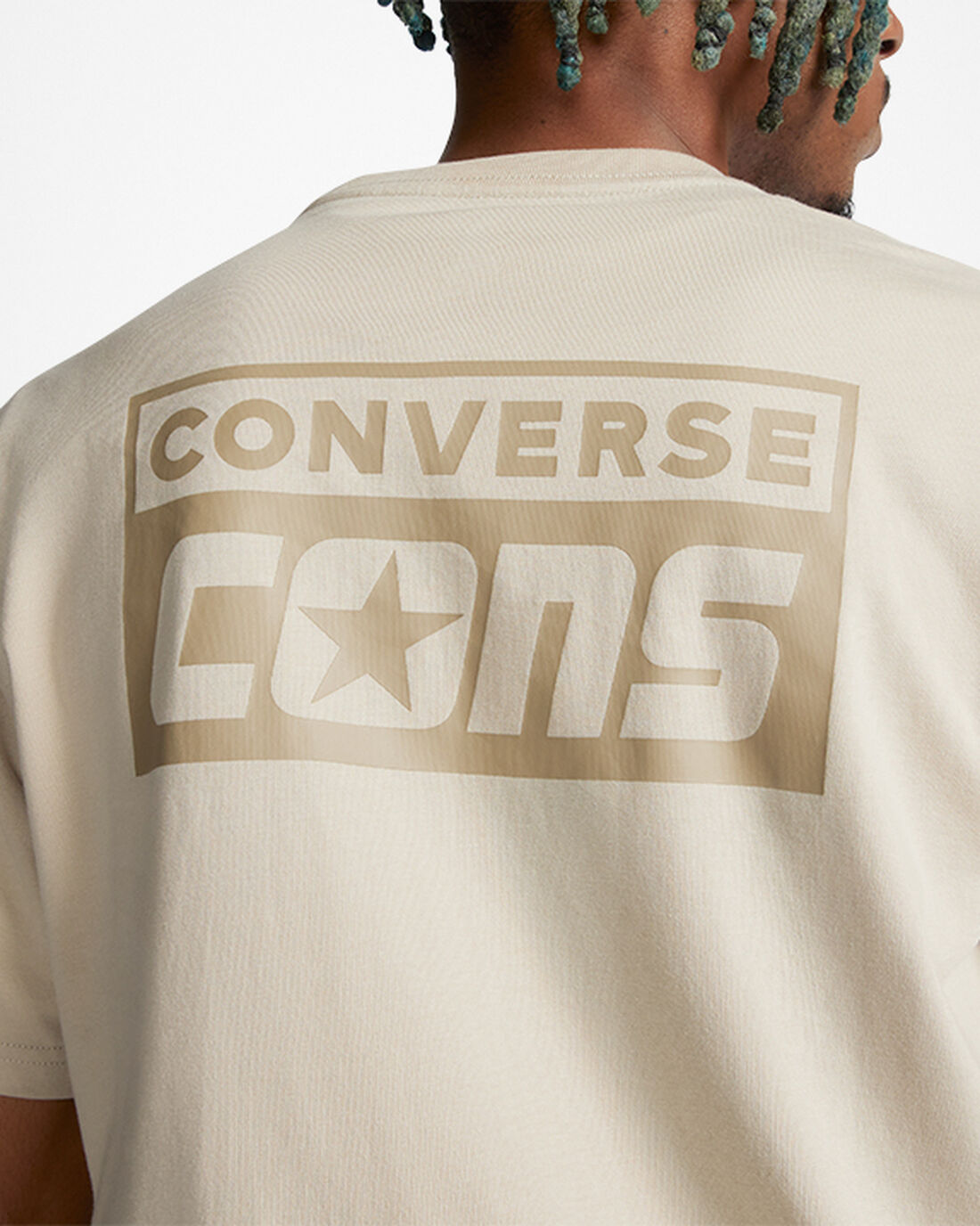 Men's Converse CONS Graphic T-Shirts Grey | Australia-97428