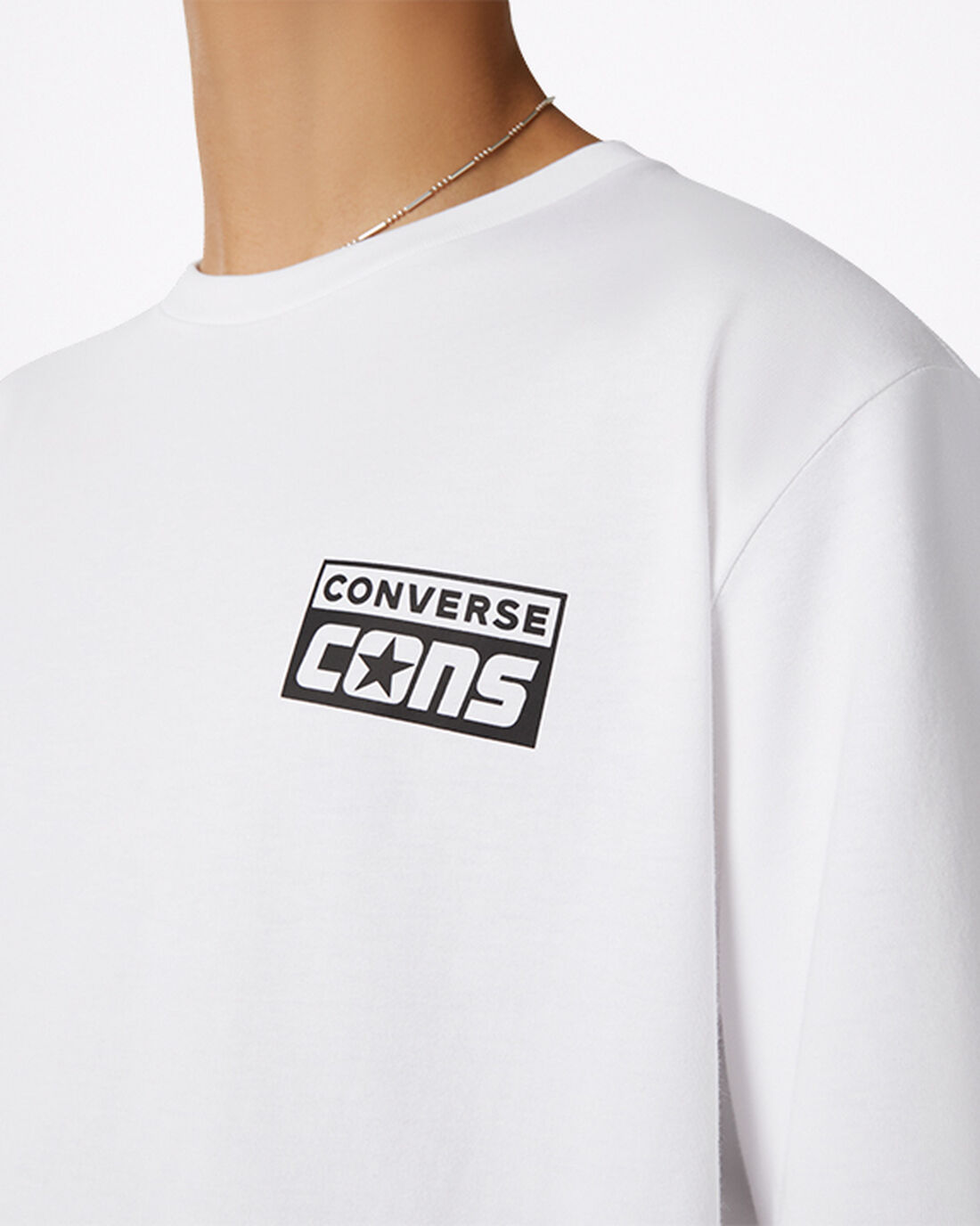 Men's Converse CONS Graphic T-Shirts White | Australia-75093